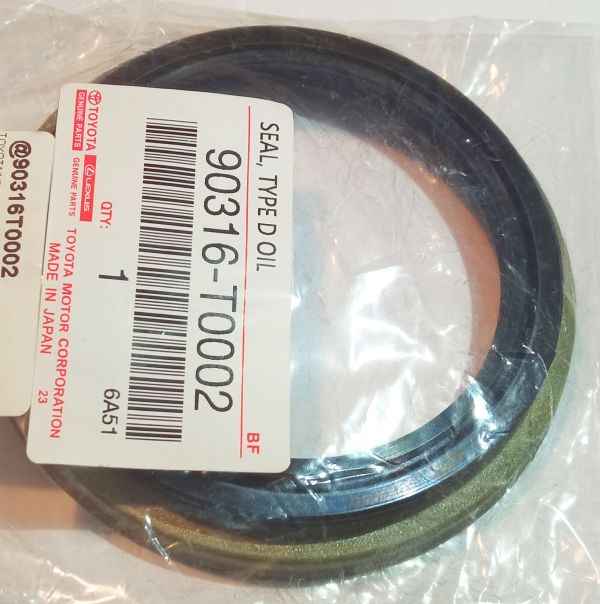 Сальник FR ступицы HILUX 07- внутренний <b>TOYOTA 90316-T0002</b> - изображение