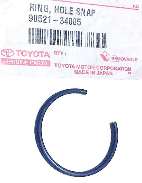 Стопорное кольцо FR полуоси CHASER / CRESTA / LAND CRUISER / LX450 / MARK 2 90- <b>TOYOTA 90521-34005</b> - изображение