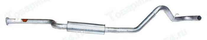 Резонатор ВАЗ 2123 Нива Шевроле Евро-3 (на 3 болта) с 2009 г.в. нерж. <b>TRANSMASTER 11.056AL</b> - изображение