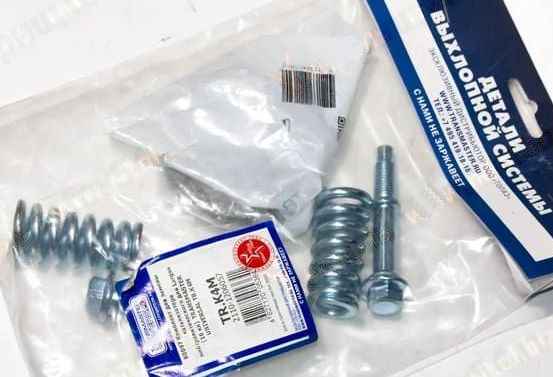 Ремкомплект катализатора Lada Largus (16кл) кольцо+крепеж <b>ТРАНСМАСТЕР TR.K4M</b> - изображение