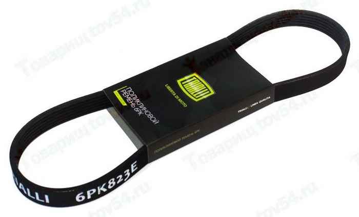 Ремень ВАЗ 2190 Гранта <b>TRIALLI 6PK823E</b> - изображение