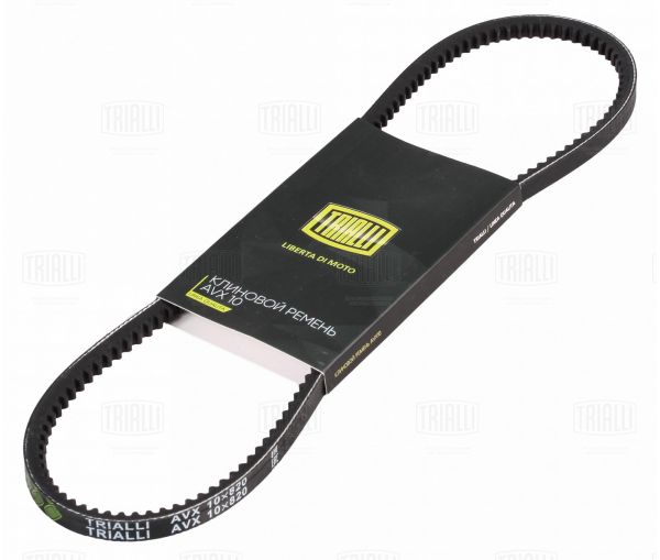 Ремень ВАЗ 1111 Ока зубчатый ВАЗ 11113701720 <b>TRIALLI AVX10X820</b> - изображение Ремень ВАЗ 1111 Ока зубчатый ВАЗ 11113701720 <b>TRIALLI AVX10X820</b> - изображение