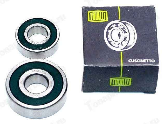 Подшипник генератора ВАЗ 2110 (большой/малый) <b>TRIALLI CA 710</b> - изображение