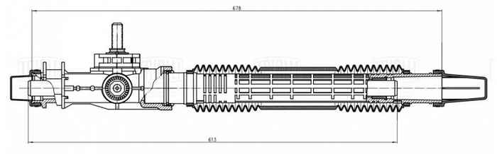 Механизм рулевой ВАЗ 1117-1119 Калина, 2190 Гранта <b>TRIALLI CR 118</b> - изображение 2
