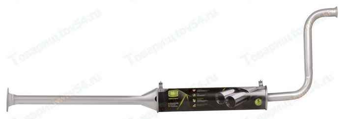 Резонатор ВАЗ 2110 без катализатора усиленный фланец нерж. <b>TRIALLI EAM 0110s</b> - изображение