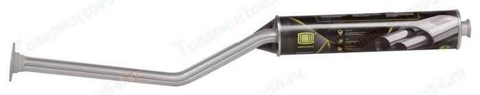 Резонатор ВАЗ 2123 старого образца усиленый фланец нерж. <b>TRIALLI EAM 0119s</b> - изображение