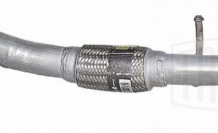 Резонатор / глушитель дополнительный ВАЗ 2180 Vesta (2015-) (d трубы = 51мм) нерж.алюминизированная сталь T-Sport <b>TRIALLI EAM 1114</b> - изображение 1