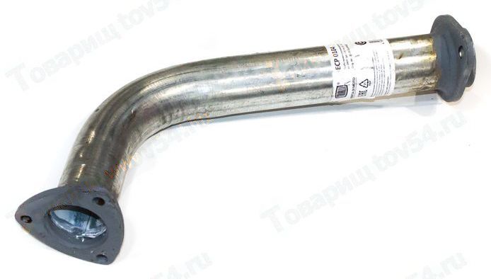 Труба промеж. ВАЗ 21101 до 2007г. (дв.1.6) под катал.коллектор <b>TRIALLI ECP 0104</b> - изображение