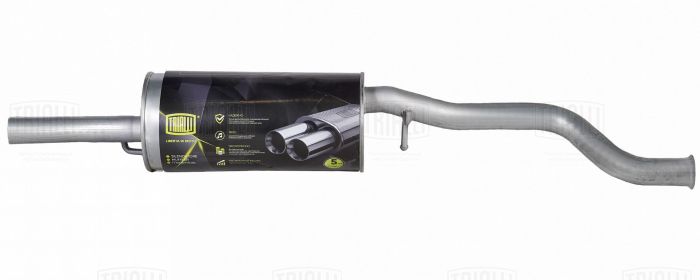Глушитель ВАЗ 2180 Vesta (15-) d=51 алюминизированная сталь T-Sport <b>TRIALLI EMM 0124</b> - изображение