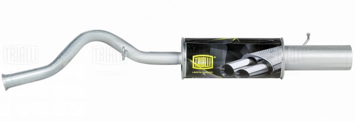 Глушитель ВАЗ 1119 Kalina алюминизированная сталь <b>TRIALLI EMM 4009</b> - изображение