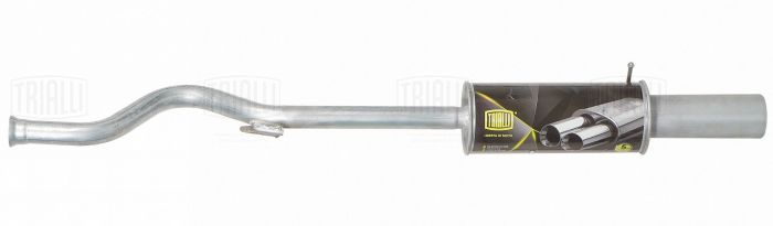 Глушитель ВАЗ 2172 Priora алюминизированная сталь <b>TRIALLI EMM 4011</b> - изображение