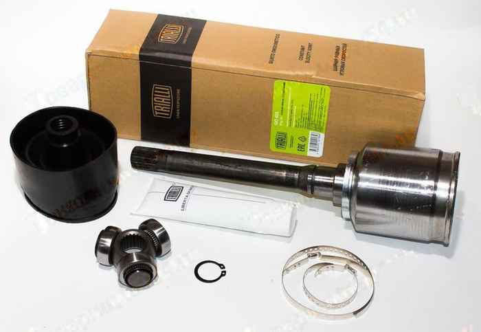 ШРУС внутренний ВАЗ 2121 Нива правый (длинный) трипоид <b>TRIALLI Linea Perfezione GO 433</b> - изображение