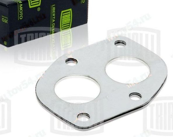 Прокладка приемной трубы ВАЗ 2101 (амиант) с кольцами с герметиком <b>TRIALLI GZ 102 0110</b> - изображение