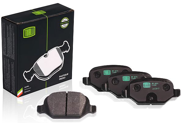 Колодка торм. задн. ВАЗ 1119 Kalina Sport <b>TRIALLI PF 0171</b> - изображение