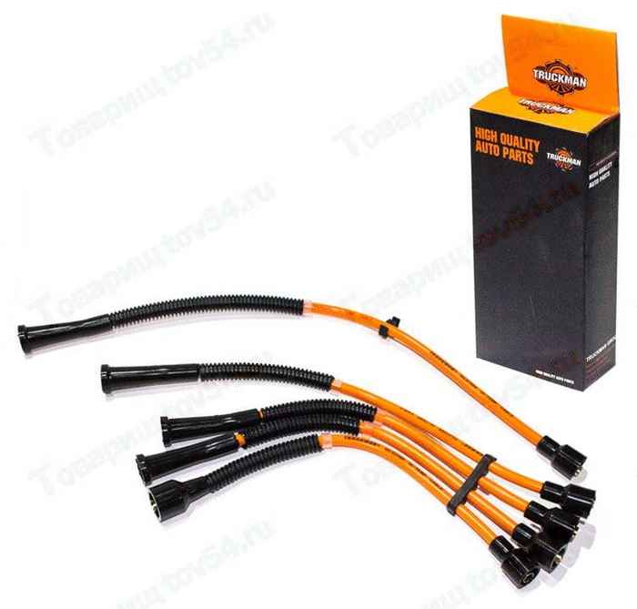 Провода высоковольтные ВАЗ 2121 Нива <b>TRUCKMAN 2121-3707080</b> - изображение