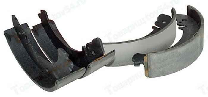 Колодки тормозные задние ВАЗ 2101 <b>TSN (Цитрон) 2.3.1</b> - изображение