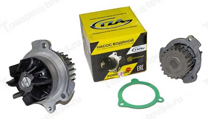 Помпа ВАЗ 2110-12 инж.16 кл. 1118, 2170 до 08г. PowerFull (улучшенная крыльчатка) в уп. <b>ТЗА 21124-1307010-20</b> - изображе Помпа ВАЗ 2110-12 инж.16 кл. 1118, 2170 до 08г. PowerFull (улучшенная крыльчатка) в уп. <b>ТЗА 21124-1307010-20</b> - изображение