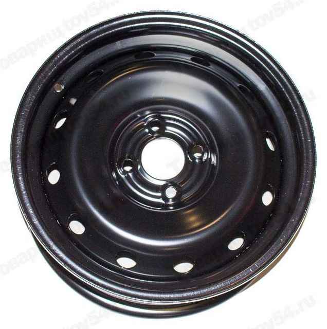 Диск колеса R15 Lada X-RAY, Renault Logan 2 черный глянец <b>ТЗСК 15*6 4*100 ЕТ40 черный глянец</b> - изображение