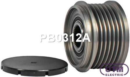Шкив обгонный генератора <b>UTM PB0312A</b> - изображение Шкив обгонный генератора <b>UTM PB0312A</b> - изображение