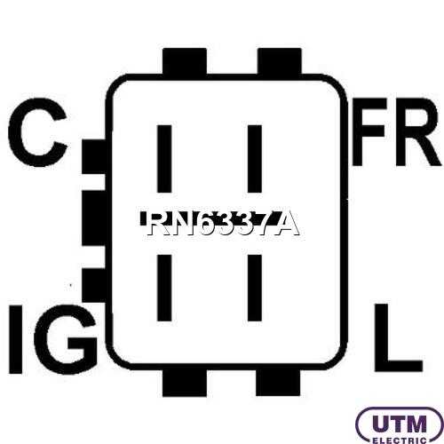 Регулятор генератора <b>UTM RN6337A</b> - изображение