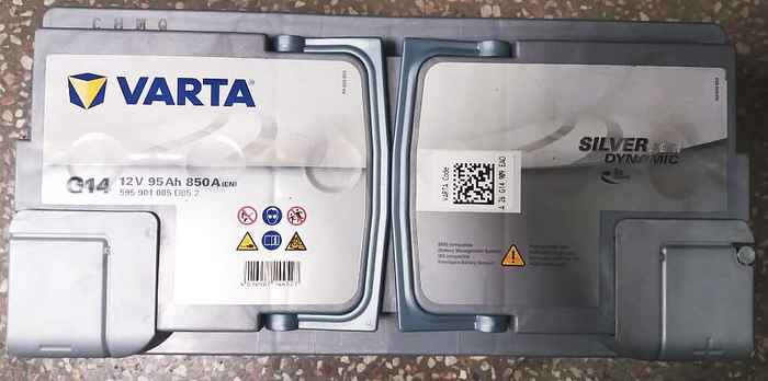 Аккумулятор VARTA 595901085 95Ач обратн.полярность (- +) серия Silver Dynamic AGM - изображение 1