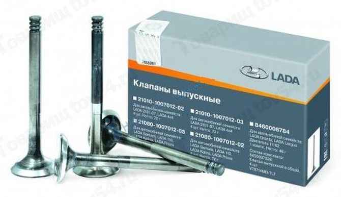Клапаны ГРМ ВАЗ 2112 выпуск Standard (8шт) <b>2112-1007012-81</b> - изображение Клапаны ГРМ ВАЗ 2112 выпуск Standard (8шт) <b>2112-1007012-81</b> - изображение