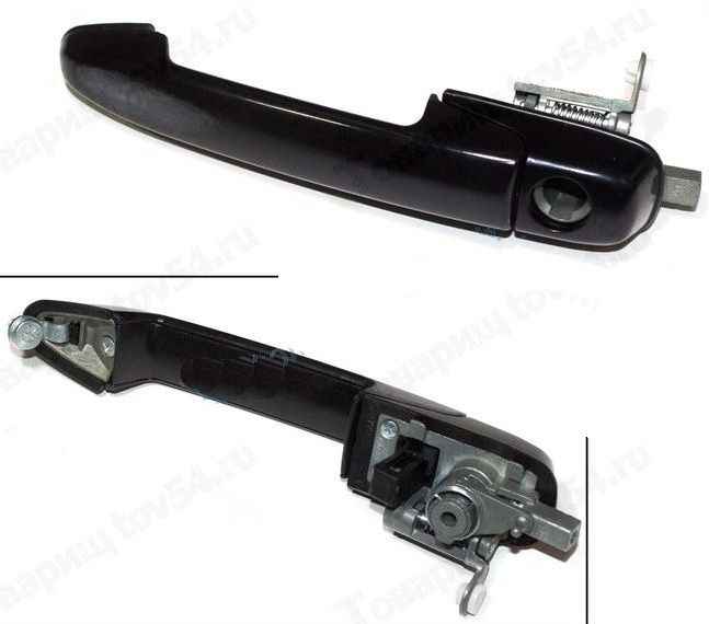 Ручка двери наружная ВАЗ 2192 передняя левая под покраску <b>ВАЗ 2192-6105151-11</b> - изображение