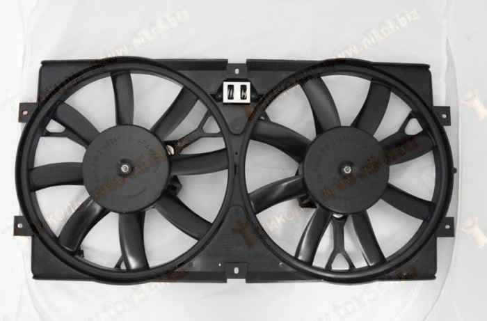 Электровентилятор охлаждения ВАЗ 2123 Нива Шевроле (8 лопастей) без резистора в сборе <b>ВЕНТО 2123-1300025-01</b> - изображение