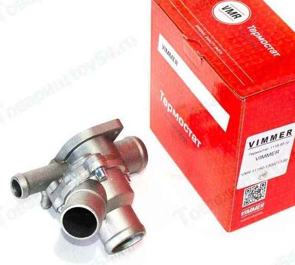 Термостат ВАЗ 1118 в корпусе 85 гр <b>VIMMER VMR-11180-1306010-83</b> - изображение