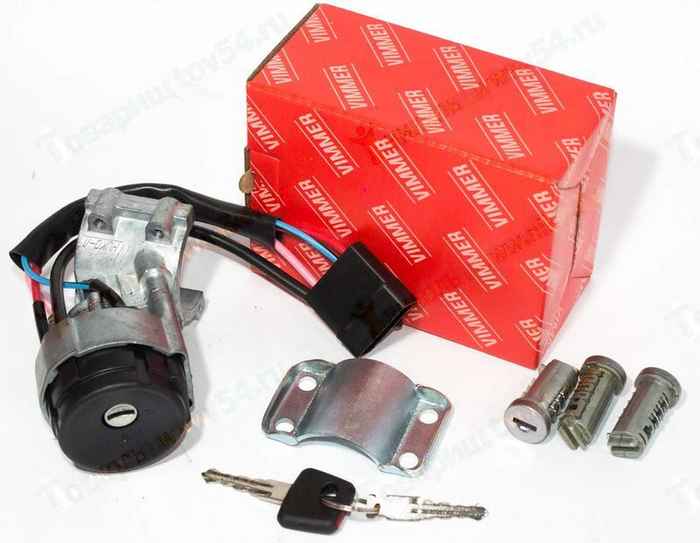 Замок зажигания ВАЗ 1118 Калина с личинками замков дверей <b>VIMMER VMR-1118-6105006</b> - изображение