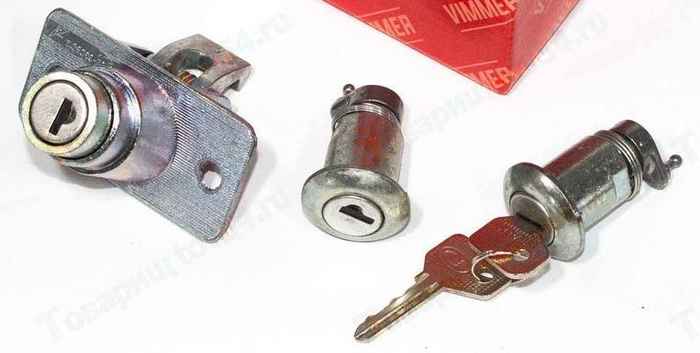 Замок багажника ВАЗ 2104 в сборе с личинками <b>VIMMER VMR-21040-6100040</b> - изображение