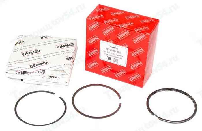 Кольца поршневые (80,0) ВАЗ 2101-2107, 2121 Нива <b>VIMMER VMR-21060-1000100-80</b> - изображение