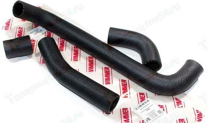 Патрубки радиатора ВАЗ 2106 (4шт) <b>VIMMER VMR-2106-1303010</b> - изображение