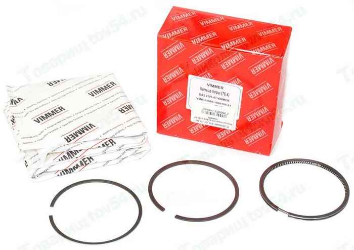Кольца поршневые (76,4) ВАЗ 2101-2107 <b>VIMMER VMR-21080-1000100-31</b> - изображение