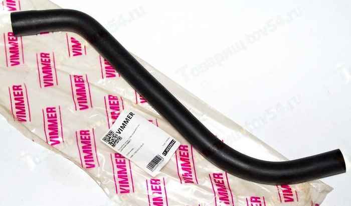 Патрубок отопителя ВАЗ 2108 подкапотный длинный <b>VIMMER VMR-21080-8101206-00</b> - изображение