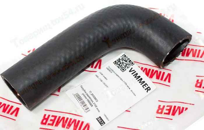 Патрубок радиатора ВАЗ 2108 инж. уголок <b>VIMMER VMR-2108-1303093</b> - изображение