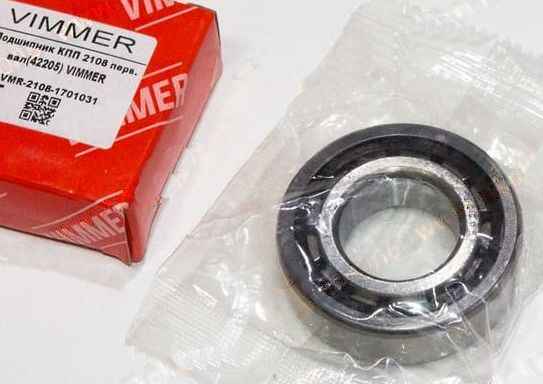 Подшипник КПП ВАЗ 2108 первичного вала (42205) <b>VIMMER VMR-2108-1701031</b> - изображение