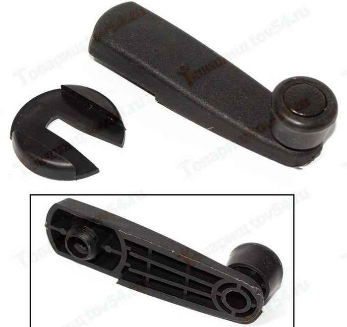 Ручка стеклоподъемника ВАЗ 2108 со стопорным кольцом <b>VIMMER VMR-2108-6104086</b> - изображение