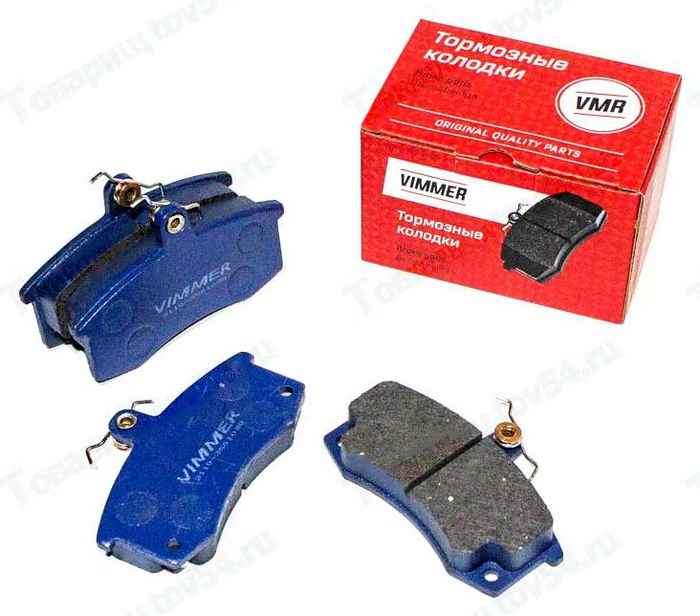 Колодки тормозные передние ВАЗ 2110 <b>VIMMER VMR-2110-3501080</b> - изображение