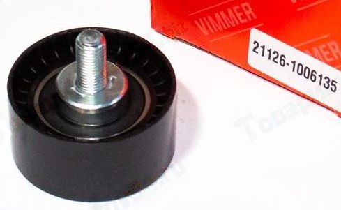 Ролик натяжителя ВАЗ 21126 (Приора 16кл) опорный <b>VIMMER VMR-21126-1006135</b> - изображение