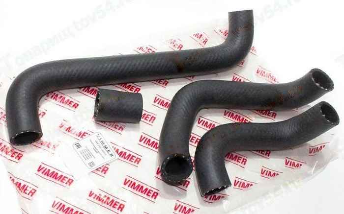 Патрубки радиатора ВАЗ 2121 Нива (4шт) <b>VIMMER VMR-2121-1303010</b> - изображение