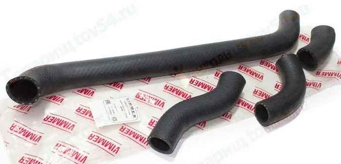 Патрубки радиатора ВАЗ 21213 (4шт) <b>VIMMER VMR-21213-1303010</b> - изображение