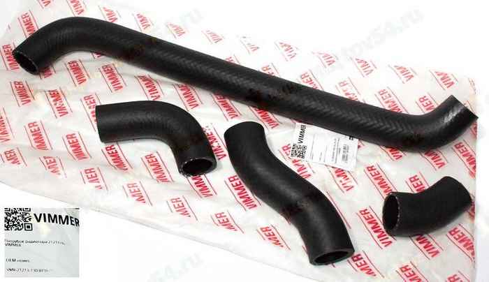 Патрубки радиатора ВАЗ 21214 (4шт) <b>VIMMER VMR-21213-1303010-86</b> - изображение