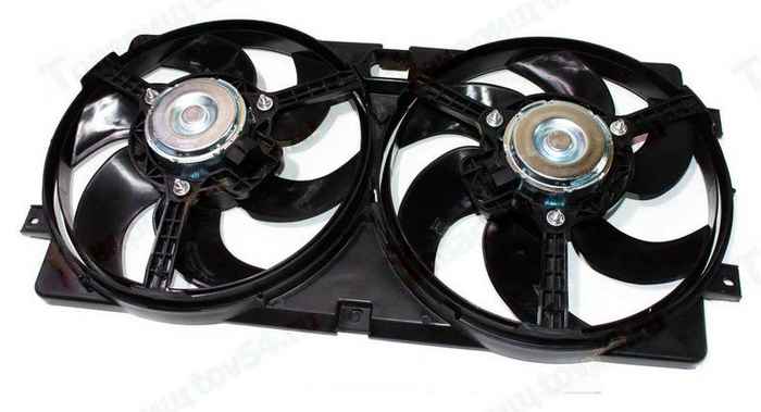 Вентилятор охлаждения ВАЗ 2123 Нива Шевроле 8 лопастей, в сборе <b>VIMMER VMR-21230-1300025</b> - изображение