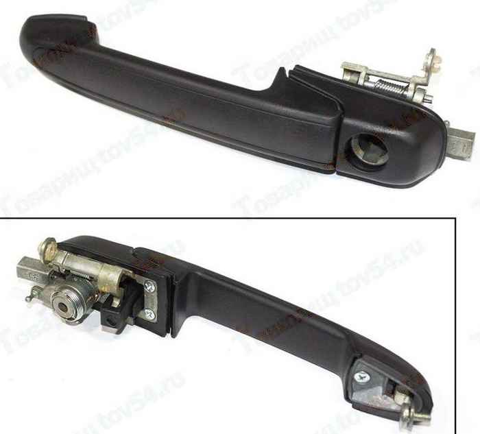 Ручка двери наружная ВАЗ 1117-1119 Калина, 2190 Гранта, 2123 Нива Шевроле передняя левая <b>VIMMER VMR-21230-6105151-00</b> - изображение