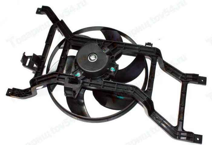 Вентилятор охлаждения двигателя Lada Vesta, Renault Logan 2012- в кожухе <b>VIMMER VMR-214812218R</b> 214812218R - изображение