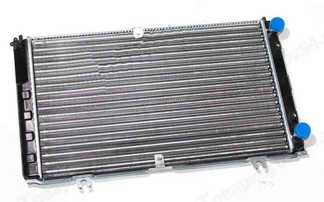 Радиатор охлаждения ВАЗ 2170 Приора под кондиционер Halla, алюминиевый <b>VIMMER VMR-2170-1301012-51</b> - изображение