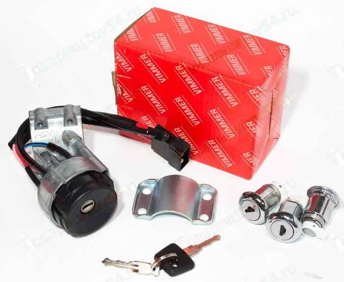 Замок зажигания ВАЗ 2170 Приора с личинками замков дверей <b>VIMMER VMR-2170-6105006</b> - изображение Замок зажигания ВАЗ 2170 Приора с личинками замков дверей <b>VIMMER VMR-2170-6105006</b> - изображение