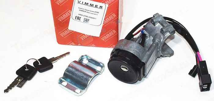 Замок зажигания ВАЗ 2190 Гранта (без личинок) <b>VIMMER VMR-2190-3704010</b> - изображение