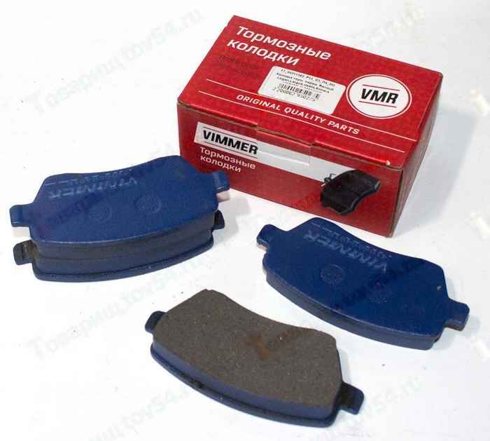 Колодки тормозные пердние LADA Largus, Vesta, Renault Logan, Nissan Almera <b>VIMMER VMR-410608481R</b> 410608481R - изображение